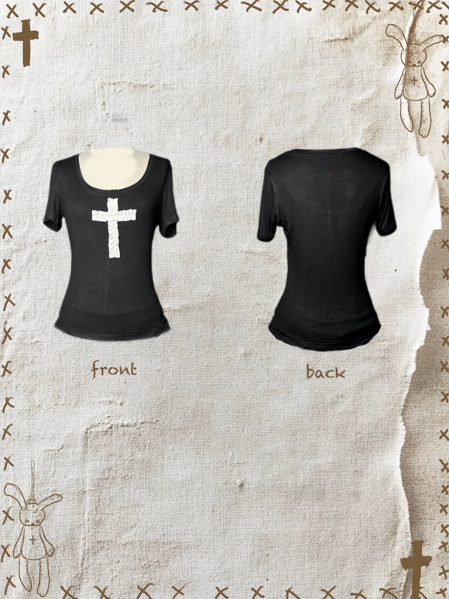 Bunny Doll Goth T-shirt