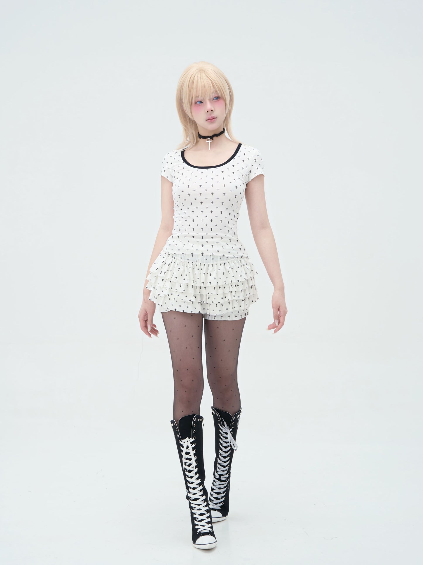 🐾 Kitty Paw Bloomer Skirt