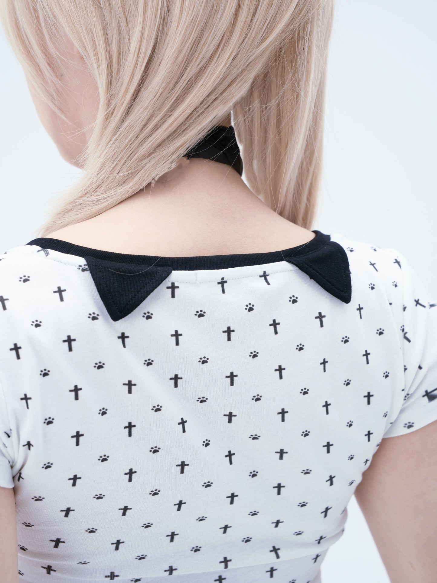 🐾 Kitty Paw T-shirt with Ears