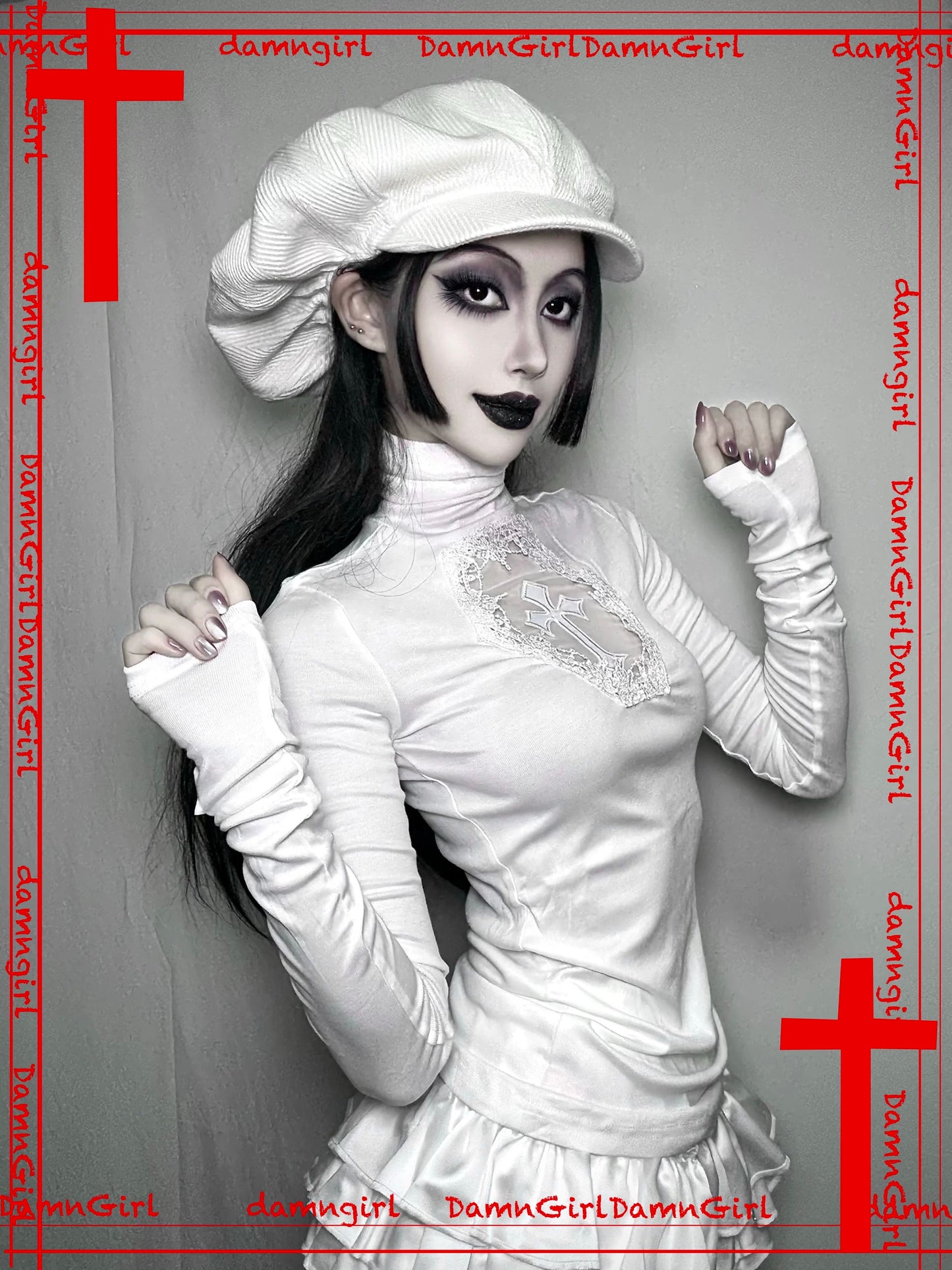 ✞ Sacred Cross Cut-out Top