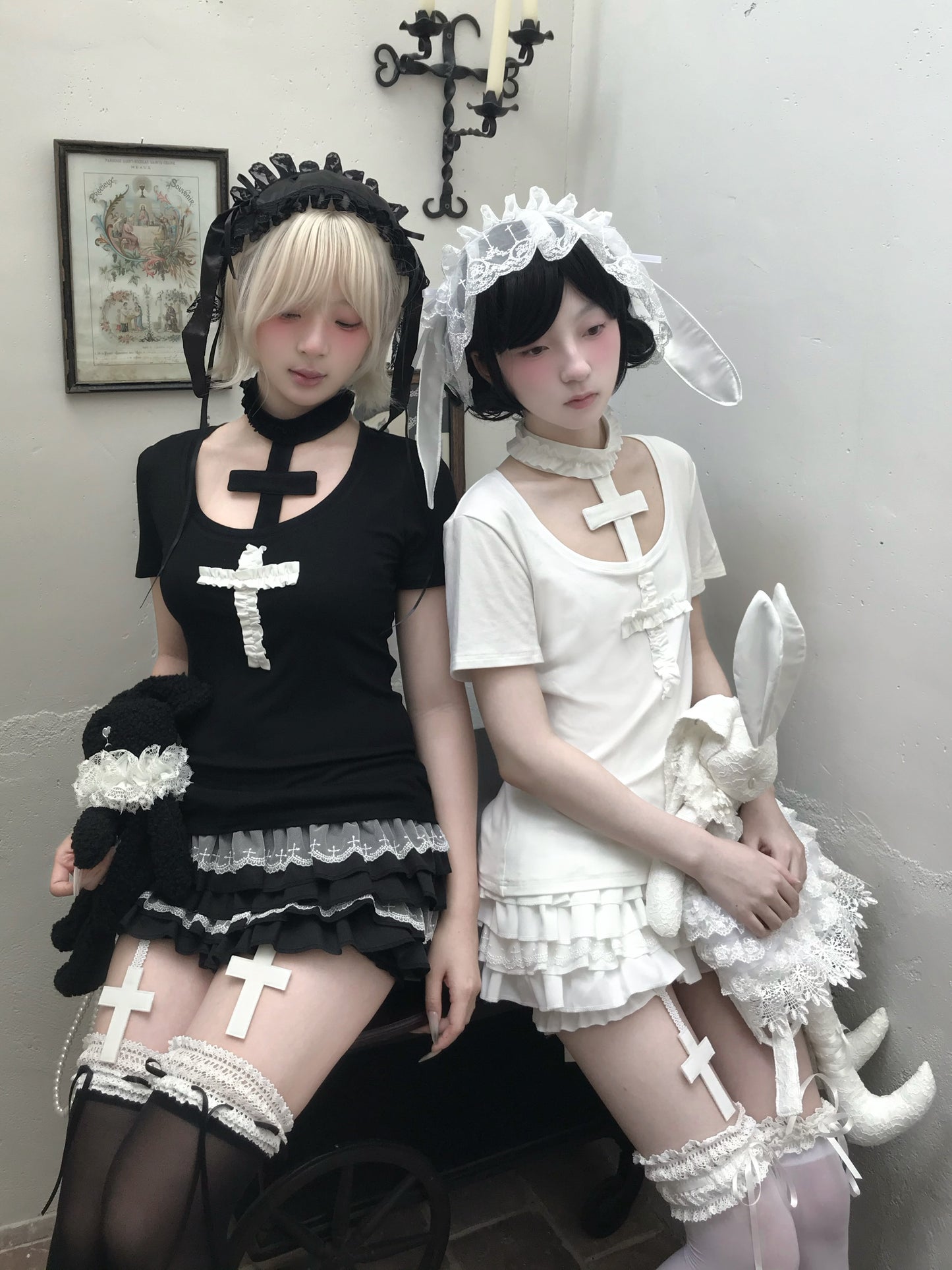 Bunny Doll Goth T-shirt