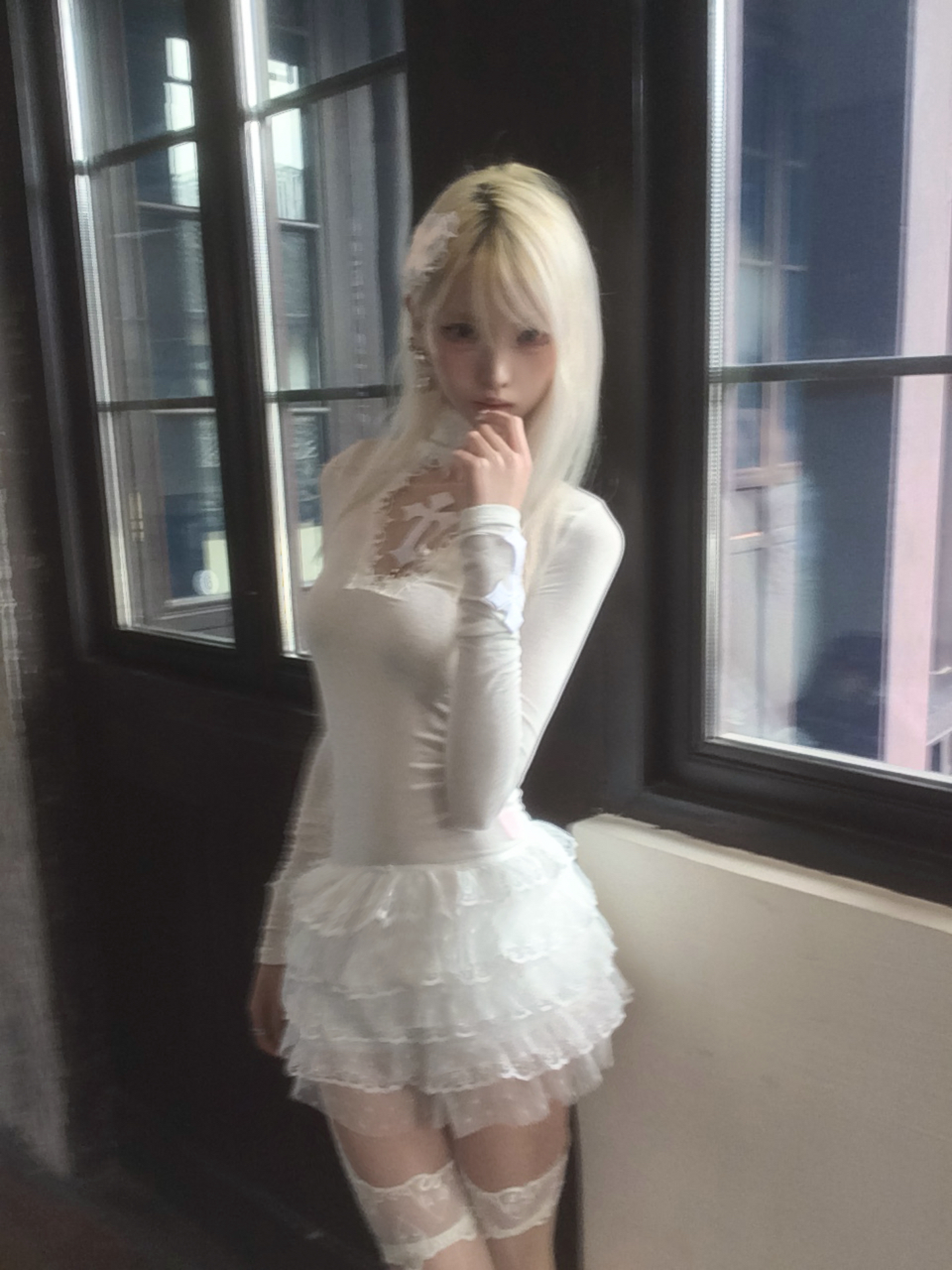Sacred Cross Cut-out Top-Damn Girl