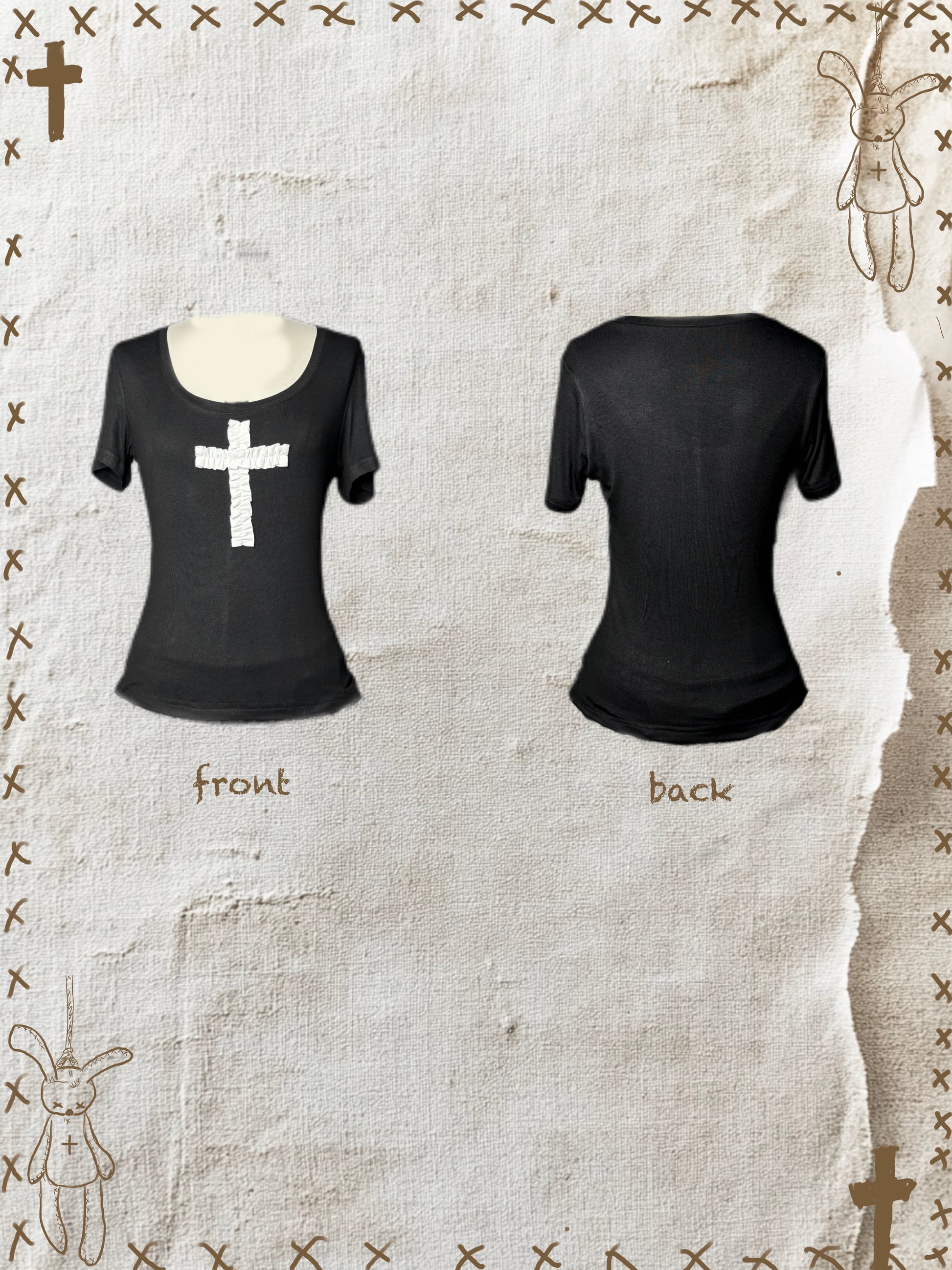 Bunny Doll Goth T-shirt