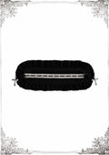 Black gothic lace maid headband for dark coquette and gothic lolita outfits