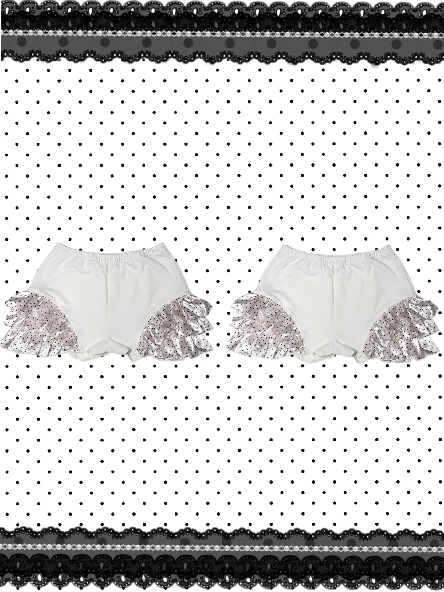 ❅ Dotty Cross Shorts - Holiday Edition