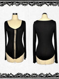 V-neck Long Sleeve Top