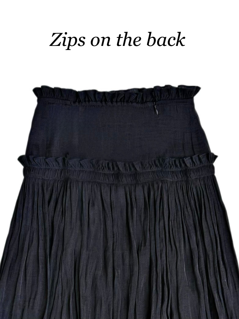 Gothic Cross Maxi Skirt