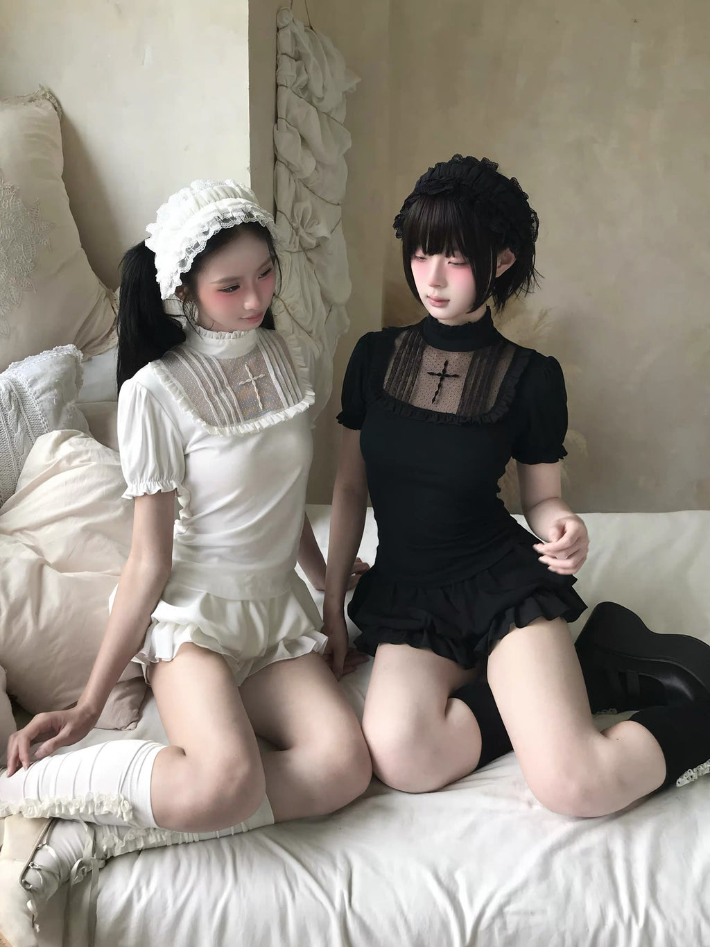Gothic Puff Sleeve Top
