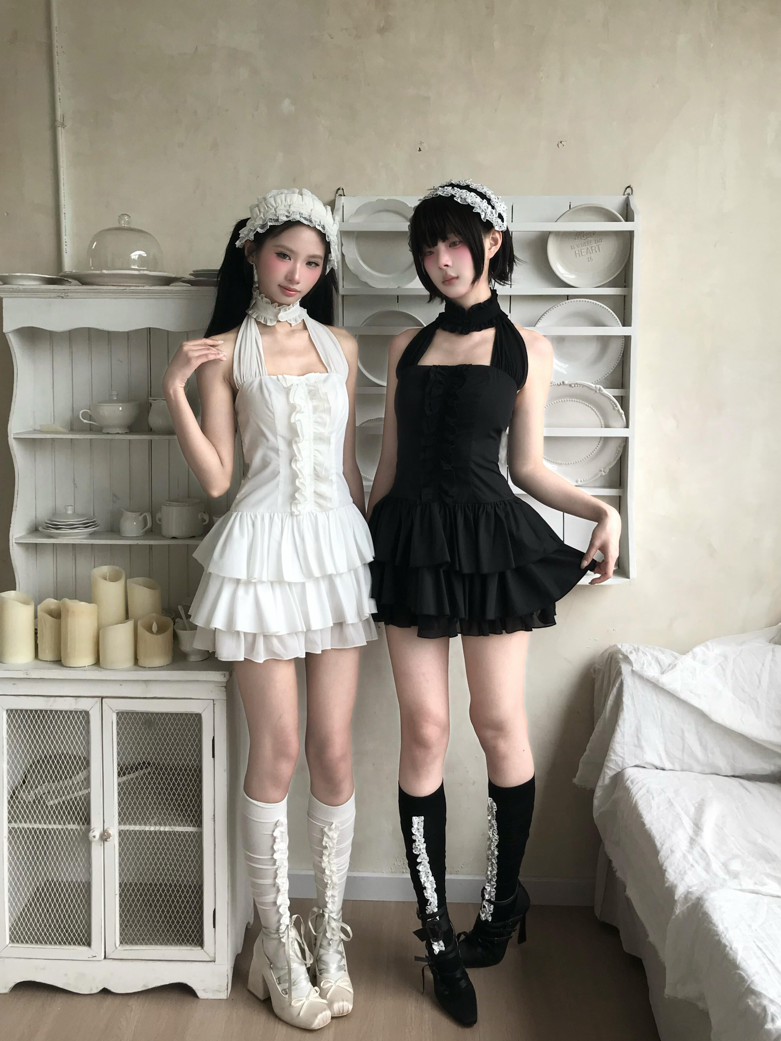 Gothic Ruffle Dress