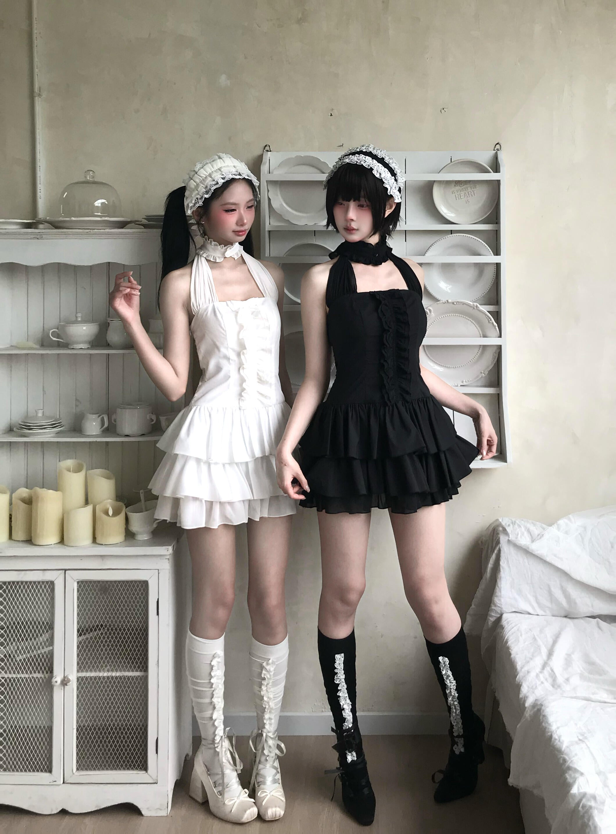 Gothic Ruffle Dress