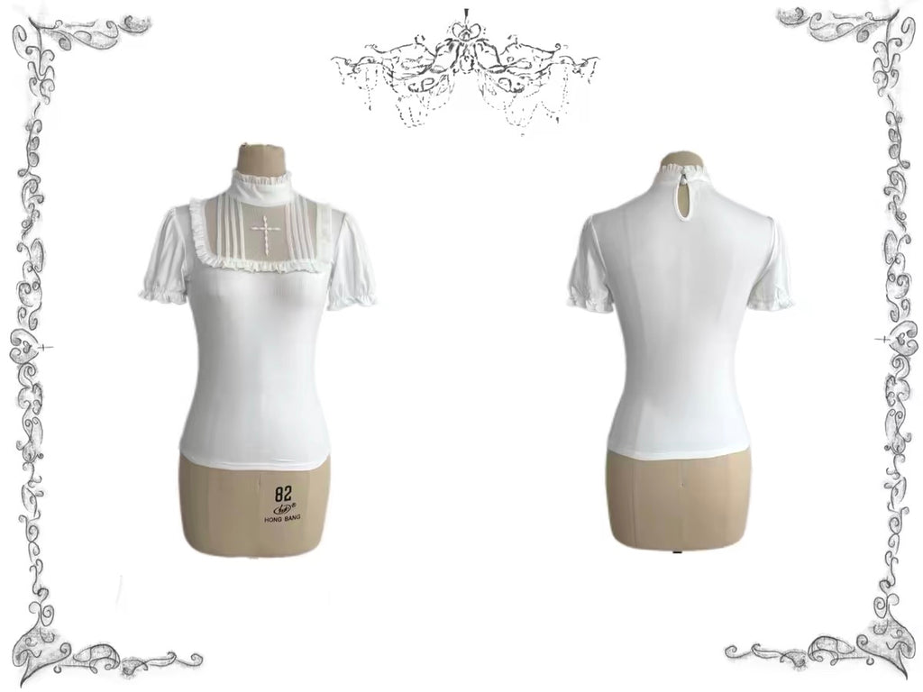 Gothic Puff Sleeve Top