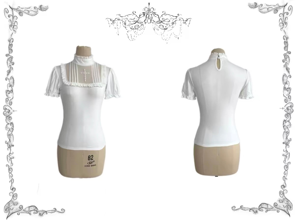 Gothic Puff Sleeve Top
