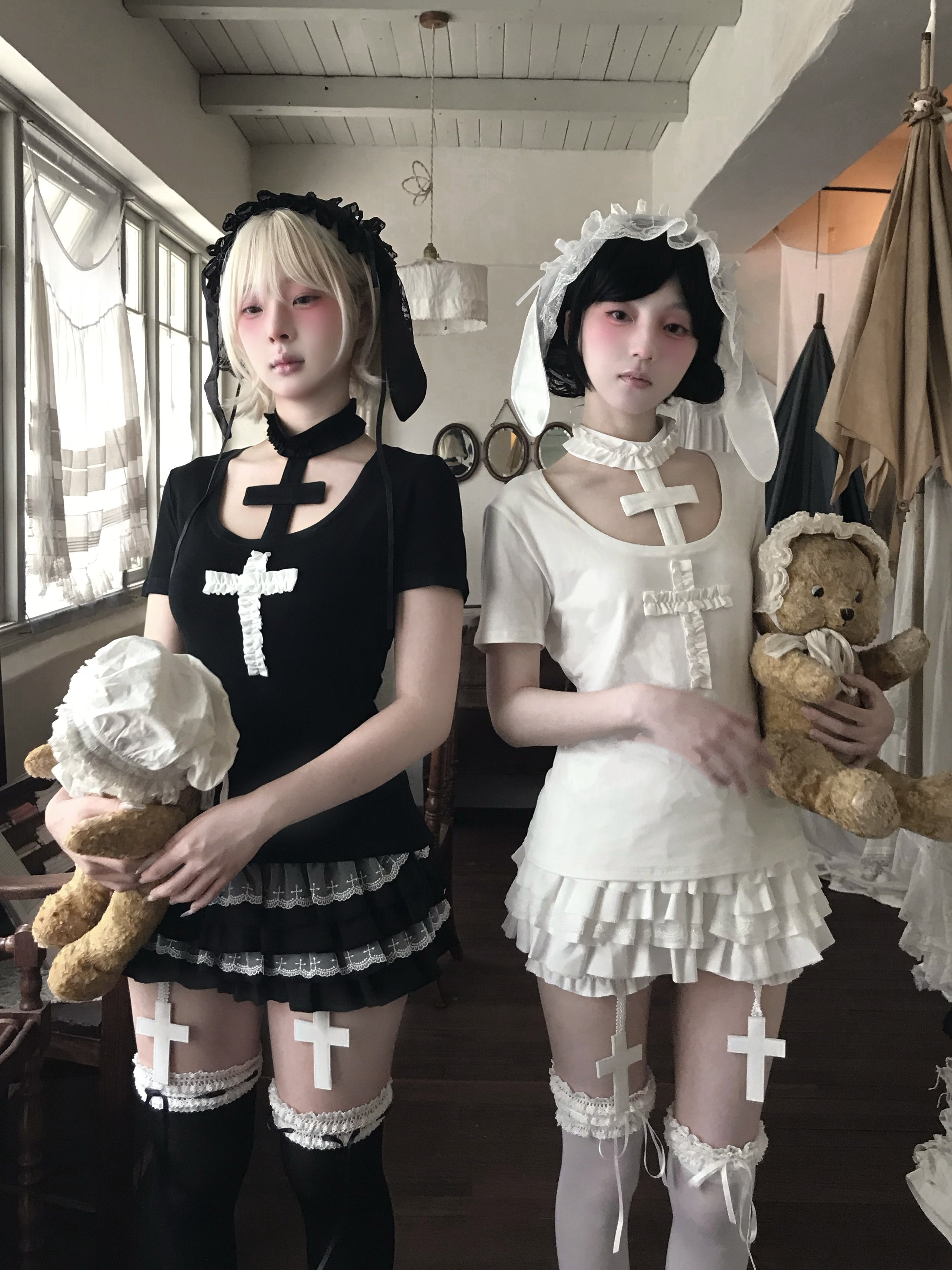 Bunny Doll Goth T-shirt