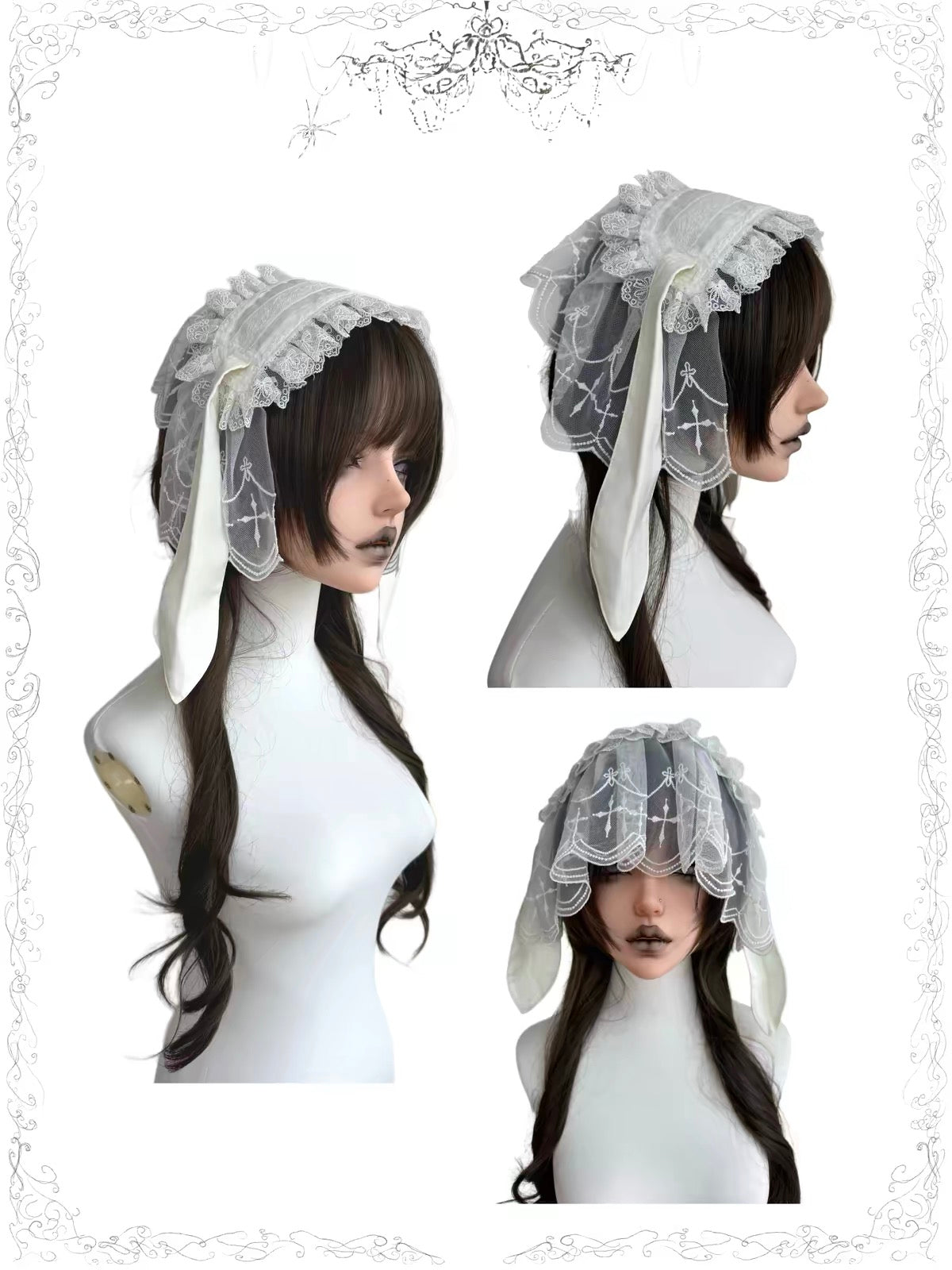 Gothic Bunny Headband