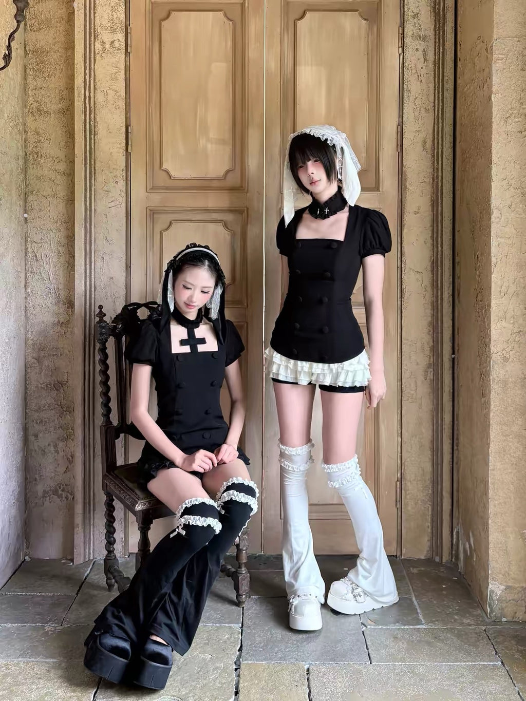 Gothic Cross Choker