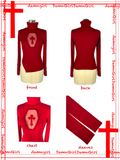 Bloody Cross Cut-out Top-Damn Girl